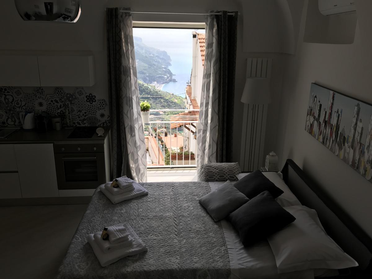 Chez Rosa - Cozy Sea View Openspace - 10Mins From Belmond Caruso Ravello Dış mekan fotoğraf