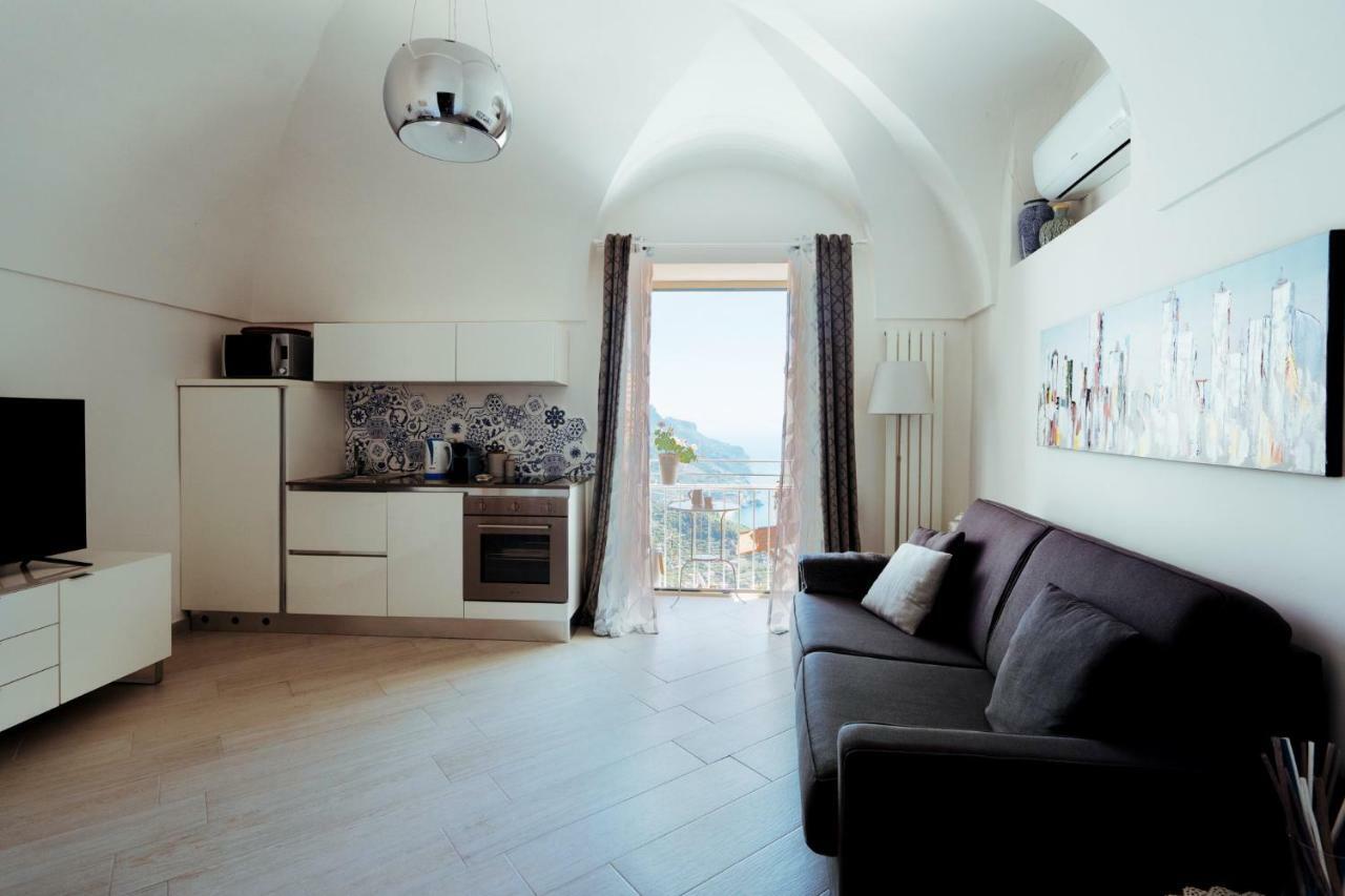 Chez Rosa - Cozy Sea View Openspace - 10Mins From Belmond Caruso Ravello Dış mekan fotoğraf